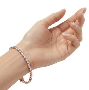 Wholesale DEF Color VS VVS Clarity 10K 14K 18K Solid Gold Round Cut Lab Diamond Tennis <b>Bracelet</b> Dainty Wedding Elegant <b>Bracelet</b> - Product Image 6