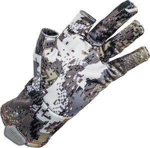 Durable leather Camo Hunting <b>Gloves</b> - Product Image 3