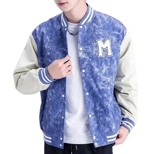 Veste universitaire élégante pour hommes, coupe athlétique, vêtements d'extérieur chauds et confortables, automne, hiver, collège ou sport, service OEM - Product Image 1