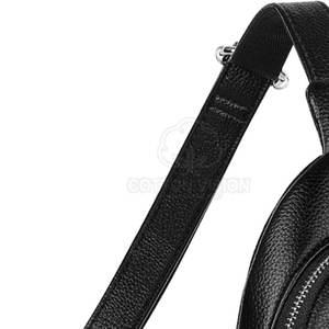 Bolso Bandolera de Cuero Genuino OEM/ODM, Bolso Mensajero Pequeño, Fabricante Mayorista de Bolsos Bandolera de Cuero de Moda - Product Image 5