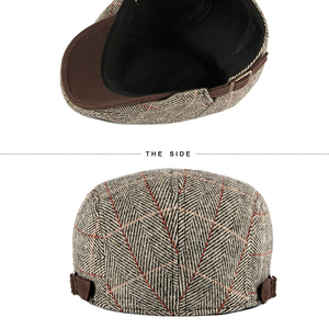 Gorra Newsboy de Tweed de Lana Personalizada con Etiqueta Privada, Gorra Baker Boy Retro, Gorra Newsboy Clásica de Tweed de Venta Caliente al por Mayor, Gorra Peaky con Logotipo Personalizado - Product Image 6