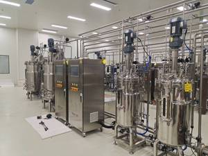Biorreactor de Acero Inoxidable Pilot, Equipo de Fermentación Industrial Probiótico, Reactor de <span class=keywords><strong>Flujo</strong></span> Continuo, Bomba de Motor Automática, 15L - Product Image 5
