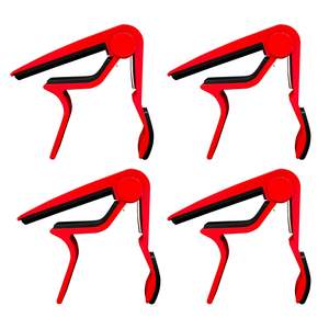 Capo de 5 clavijas para guitarra electroacústica, 4 piezas, clip Kapo de 6 cuerdas para banjo, mandolina, ukelele - Product Image 5