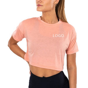 Camiseta Corta de Manga Corta para Mujer, Ecológica, Transpirable, con Estampado, 100% Algodón, para Uso Diario de Verano, Estilo Moderno - Product Image 4