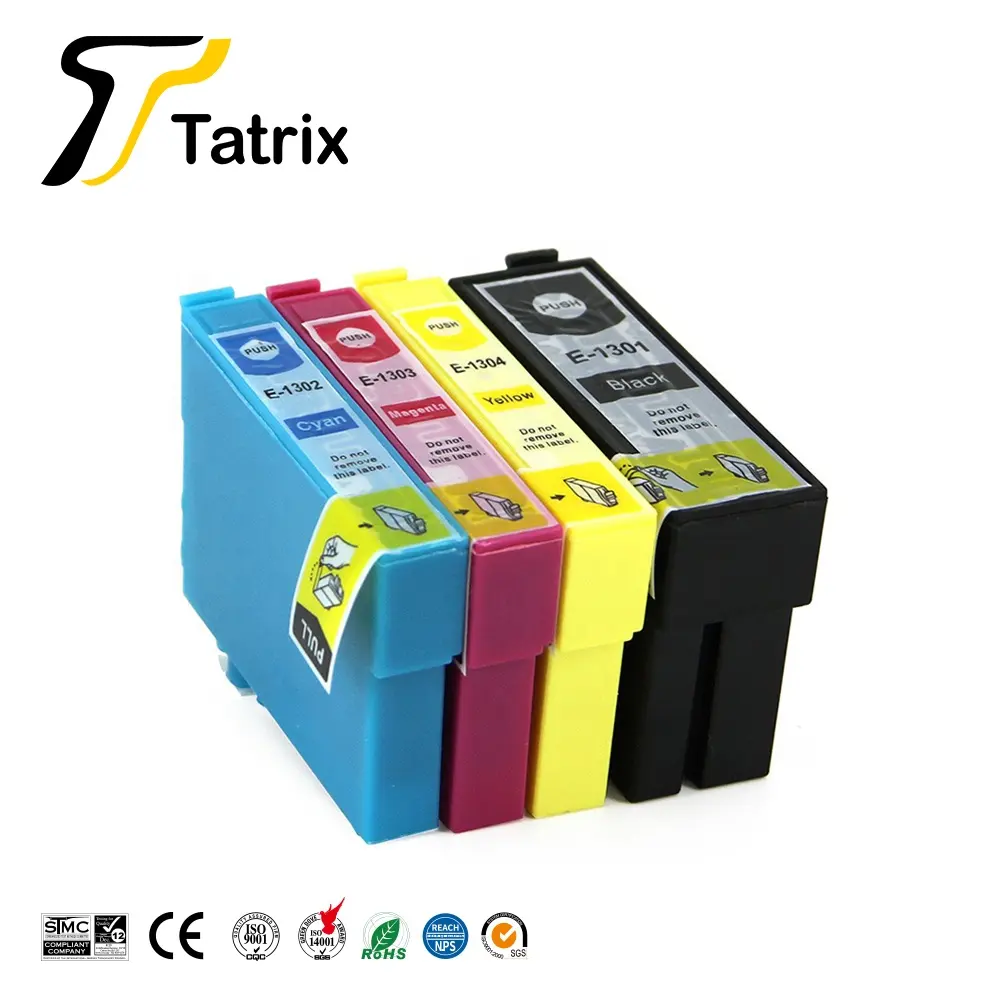 Tatrix T1301 T1302 T1303 T1304 Farb kompatible Drucker tinten patrone für Epson Stylus SX525WD SX535WD