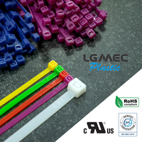 Attaches zippées en plastique Attaches de câble autobloquantes en nylon Fabricant vietnamien 200/ 300/ 500/ 600 mm Fournitures supérieures Nouvel équipement électrique