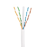 Kabel Ethernet Cat6 UTP Kabel LAN 4 pasang Konduktor Tembaga Murni 305m Bahan Jaket PVC/PE Lulus Uji Kabel Jaringan Dalam Ruangan