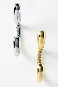 Porte-manteau, porte-chapeau et porte-serviette mural multifonction en métal avec double crochet pour le bureau - Product Image 2