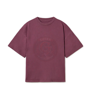เสื้อยืดผู้หญิงคุณภาพสูง ผ้าฝ้ายพรีเมียม สไตล์ลำลอง สตรีทแวร์ เสื้อผ้าไลฟ์สไตล์ สีพื้น ทรงหลวม - Product Image 1