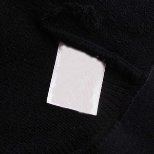 Gorro de Punto Acrílico Negro Unisex, Gorro de Invierno Informal con Borde, Color Sólido, para Adultos, 56-58 cm, Tejido por Computadora - Product Image 4