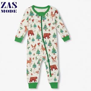 Personalización de Mamelucos para Bebé de Invierno, 100% Algodón Tejido, Suaves, Ecológicos, Estampados, con Cierre YKK Bidireccional, Unisex, Manga Larga, Transpirables - Product Image 1