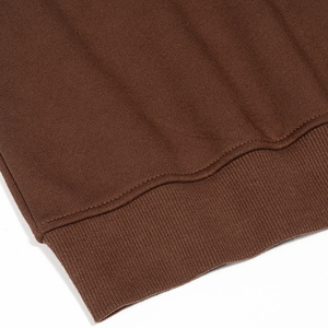เสื้อฮู้ดดี้โอเวอร์ไซส์ผู้ชาย สีพื้น ผ้าฝ้ายฟลีซ 100% สวมใส่สบายๆ ในฤดูใบไม้ร่วง ทรงปกติ ผ้าถักย้อมสีพื้น - Product Image 5