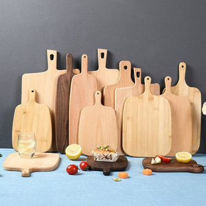 Planche à découper classique en bois, plateau de service en bambou et bois de manguier, pour légumes et fruits, rectangulaire, ustensile de cuisine en stock - Product Image 4