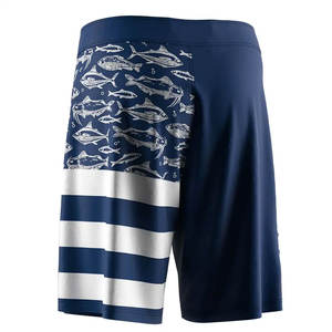 Shorts de pêche décontractés multi-poches pour hommes avec logo personnalisé, UPF 50, coupe-vent, séchage rapide, respirants en polyester pour la chasse en plein air - Product Image 2
