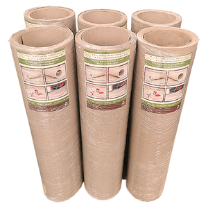 Rollo de Papel Protector para Pisos, Papel Especial Marrón, 450 GSM, Grosor de 0.64-0.68 mm, Tamaño Estándar 42x100 pies, Suministrado desde Tailandia - Product Image 2