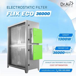 เครื่องดูดฝุ่นไฟฟ้าสถิตอุตสาหกรรม Dr.Air FLIX ECO-36000 ระบบกรองอากาศความจุสูงสำหรับควันและฝุ่นละเอียด - Product Image 6