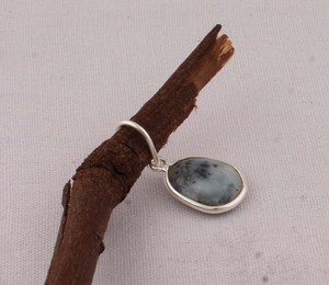 Colgante Vintage de Prehnita Natural, Plata de Ley 925, Hecho a Mano, Gema Verde Claro, Joyería, 18 Pulgadas, Proveedor Mayorista - Product Image 6
