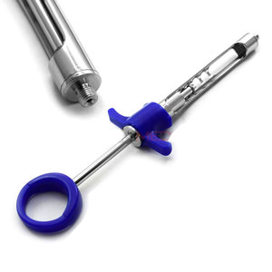 Seringue auto-aspirante passive pour anesthésie dentaire, bleue, 1,8 ml, en acier inoxydable, réutilisable, instruments de laboratoire médical - Product Image 2