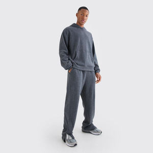 Ensemble de survêtement en molleton personnalisé pour homme, avec logo personnalisé, style streetwear pour les marques de streetwear américaines - Product Image 1