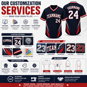 เสื้อเบสบอลแบบกำหนดเอง OEM ชุดทีมแบบซับลิเมชั่น เสื้อเบสบอลติดกระดุม ผู้ผลิตชุดกีฬาแบบสั่งทำพิเศษ - Product Image 4