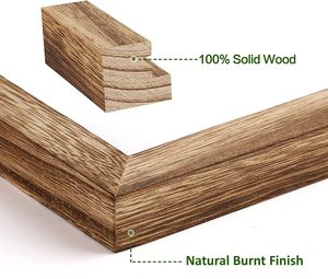 Ensemble de sous-verres en bois faits à la main Sous-verres en bois gravés au laser avec logo Sous-verres en bois dur de qualité supérieure - Product Image 2