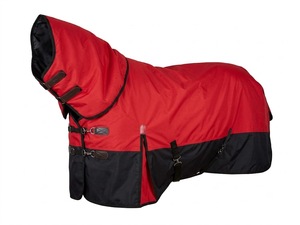 Couverture et tapis pour chevaux OEM 100% polyester Ripstop imperméable, rembourré, poids moyen, pour l'hiver, personnalisable - Product Image 4
