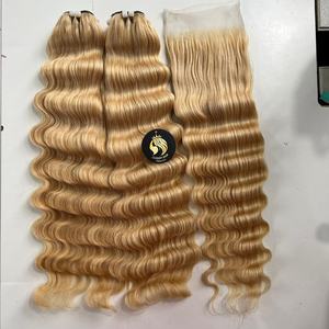 Extensiones de Cabello Humano Natural de Colores Naturales, Rizado Kinky Indio, de un Solo Donante, No Remy, con Cutícula Alineada, Doble Trama a Máquina, Venta al por Mayor - Product Image 4