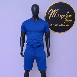 Novedades de Verano, Conjunto de Camiseta y Pantalones Cortos para Hombre, Estampado, Transpirable, de 2 Piezas, Informal, Personalizado, de Poliéster de Secado Rápido - Product Image 5