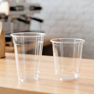 16-22oz Transparent PP Single Wall Round <b>Plastic</b> <b>Cups</b> 95mm for Beverage Juice and Tea Coffee - Product Image 1