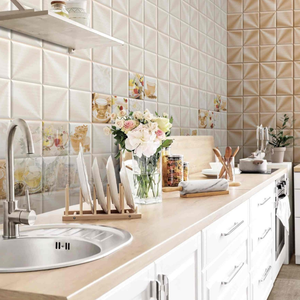 กระเบื้องเซรามิกผนังสีขาวเงา ขนาด 300x600 มม. คุณภาพพรีเมียม สำหรับตกแต่งผนังสำนักงานสไตล์โมเดิร์นมินิมอล และพื้นผิวภายในอาคารพาณิชย์ - Product Image 3