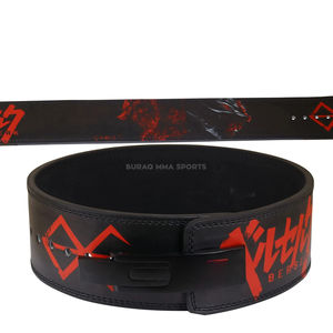 Cinturón de Levantamiento de Pesas para Entrenamiento en Gimnasio, Cinturón de Soporte de Fuerza con Logotipo Personalizado, Tamaño y Color por BURAQ MMA SPORTS - Product Image 6