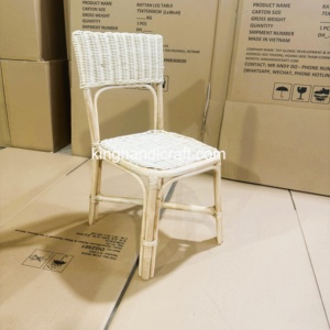 Silla Infantil de Ratán Hecha a Mano Estilo Boho para Alquiler, Decoración de Bodas y Fiestas de Cumpleaños de Lujo, Proveedor Mayorista de Muebles Infantiles - Product Image 2