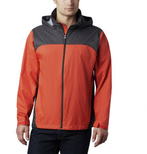 Chaqueta con Capucha para Hombre, Cortavientos, con Bloques de Color, Cierre de Cremallera, Informal, para Exteriores, Otoño, Poliéster, Ligera, Estilo Urbano - Product Image 1