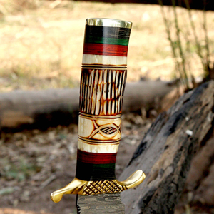 Cuchillo de Caza y Bowie Hecho a Mano de Acero Inoxidable con Punta Clip, Grabado, Hoja Fija, Borde Dentado, OEM Personalizable para Camping al Aire Libre - Product Image 6