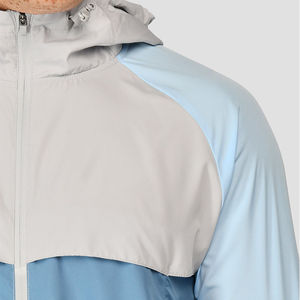 <b>Men</b> Casual <b>Summer</b> Waterproof Windbreaker <b>Jacket</b> Lightweight Hooded Zipper Breathable Quick Dry Outerwear for Hiking Fishing - Product Image 2