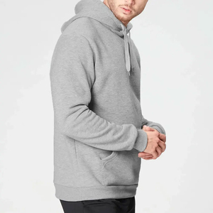 High Quality Winter Front Custom Logo <b>Lightweight</b> <b>Hoodie</b> for Men Plus Size Breathable Embroidered Solid Pattern - Product Image 5