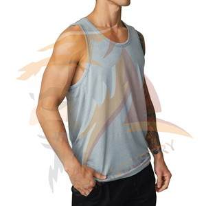 Ropa Deportiva y para Actividades Físicas, Camiseta sin Mangas para Hombre, Precio Razonable, OEM, Gran Venta, Último Diseño, Camiseta sin Mangas para Hombre para Entrenamiento en el Gimnasio - Product Image 5
