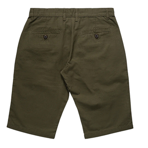 Pantalones Cortos de Hombre de Algodón Oxford de Color Liso, Estilo Bermuda, Casuales, de Cintura Media, con Botones y Bolsillos, Transpirables, Tejidos - ¡Venta Caliente! - Product Image 1