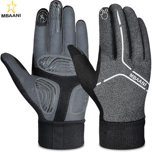 Guantes de Ciclismo para Hombre y Mujer, con Pantalla Táctil, Acolchados, Resistentes al Agua, al Viento y Antideslizantes para Correr, Andar en Bicicleta y Hacer Ejercicio - Product Image 1