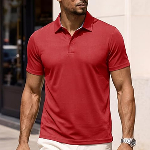 Polo de Golf Premium para Hombre, Absorbente de Humedad, Transpirable, con Bordado Personalizado, Proveedor de Polos en EE. UU. - Product Image 3