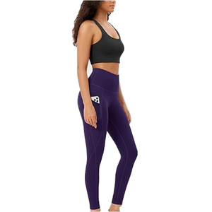 Leggings Deportivos de Cintura Media para Mujer, Último Modelo, Fabricados en Fábrica, Sin Costuras, Transpirables, Antibacterianos, Tejidos, Personalizados - Product Image 4