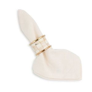 Premium Design Brass <b>MOP</b> Napkin Ring Metal Napkin Ring With <b>MOP</b> Inlay Stainless steel Napkin Ring At Factory Wholesale Price - Product Image 3