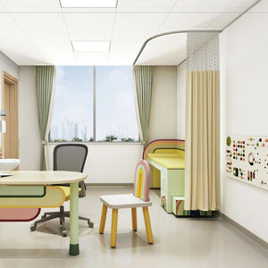 Cama moderna de madera maciza para exámenes médicos - Product Image 4