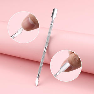 Pousse-cuticules personnalisé très demandé, en acier inoxydable, pour le retrait du vernis à ongles, outils de nettoyage des ongles, pousse-cuticules à pointe acérée - Product Image 5