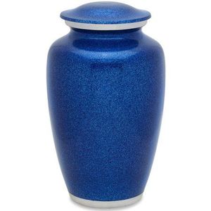 Urne funéraire en aluminium à paroi mince pour cendres humaines taille adulte - Urne de crémation en métal léger - Vase commémoratif à construction fine pour funérailles - Product Image 2