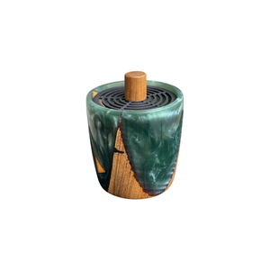 Brûleur d'encens religieux écologique en bois de santal naturel avec modèle d'ange pour motifs - Décoration intérieure indienne artisanale de qualité supérieure - Product Image 6