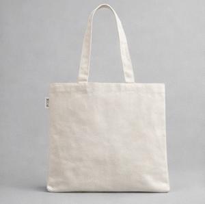 Sac fourre-tout en toile de coton écologique pour les courses quotidiennes, sac fourre-tout en toile résistant et réutilisable avec longues poignées - Product Image 6