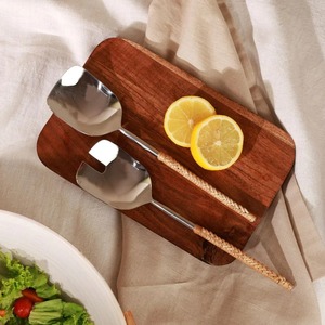 Metal Salad <b>Server</b> Set Premium Tableware Accessories for <b>Buffet</b> Service and Food Presentation - Product Image 1