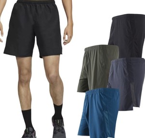 Shorts de sport décontractés 100 % coton en toile tricotée à motif uni, séchage rapide, écologiques, anti-humidité - Product Image 2