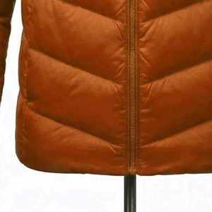 Women's <b>Quilted</b> Jacket Solid Color Stand Collar Full Sleeve Zipper Closure Winter Warm Polyester <b>Wadding</b> Regular Length - Product Image 6